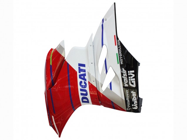 Carenado Moto Ducati Panigale 899/1199 2011-2014 - Blanco Rojo Verde Azul Negro Brillante Flex-Box