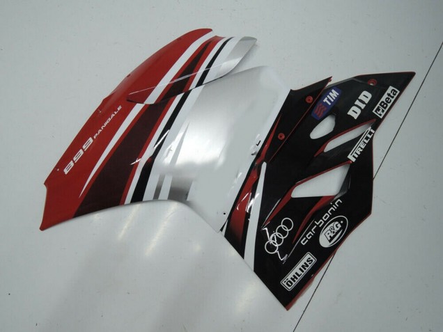 Carenados Moto Ducati Panigale 899 2011-2014 - Blanco Rojo Negro Brillante