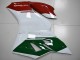 Carenado Moto Ducati Panigale 899 2011-2014 - Blanco Rojo Verde Oscuro