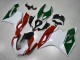 Carenado Moto Ducati Panigale 899 2011-2014 - Blanco Rojo Verde Oscuro