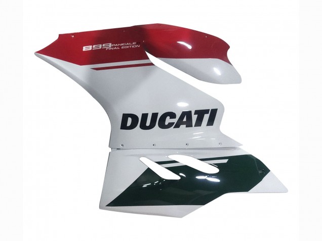 Carenado Moto Ducati Panigale 899 2011-2014 - Blanco Rojo Negro Brillante