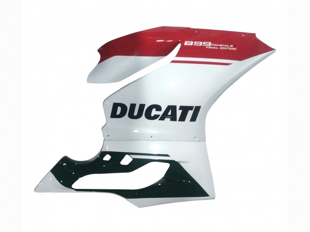 Carenado Moto Ducati Panigale 899 2011-2014 - Blanco Rojo Negro Brillante