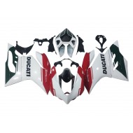 Carenado Moto Ducati Panigale 899 2011-2014 - Blanco Rojo Negro Brillante