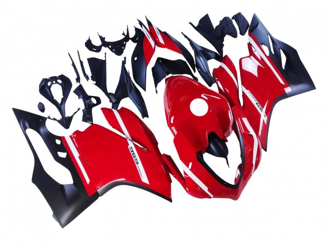 Carenado Moto Ducati 959 2015-2020 - Rojo Negro Mate