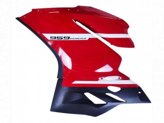 Carenado Moto Ducati 959 2015-2020 - Rojo Negro Mate
