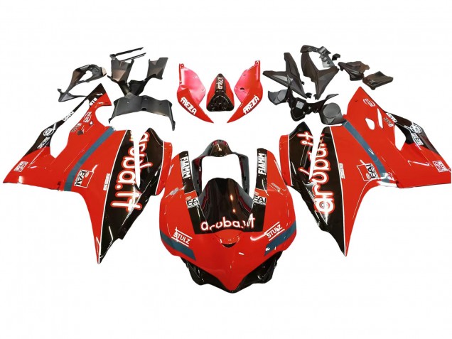 Carenado Moto Ducati 959/1299 2015-2020 - Rojo Negro Brillante Fiamm