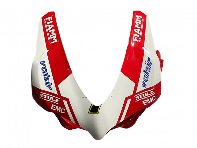 Carenado Moto Ducati 959/1299 2015-2020 - Blanco Rojo Verde Valsir Fiamm 7