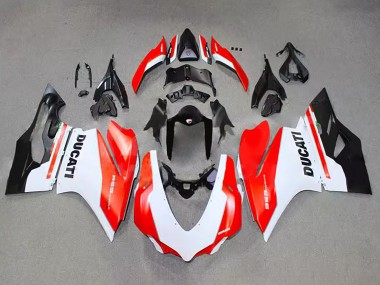 Carenados Moto Ducati 959 2015-2020 - Blanco Rojo Negro Brillante