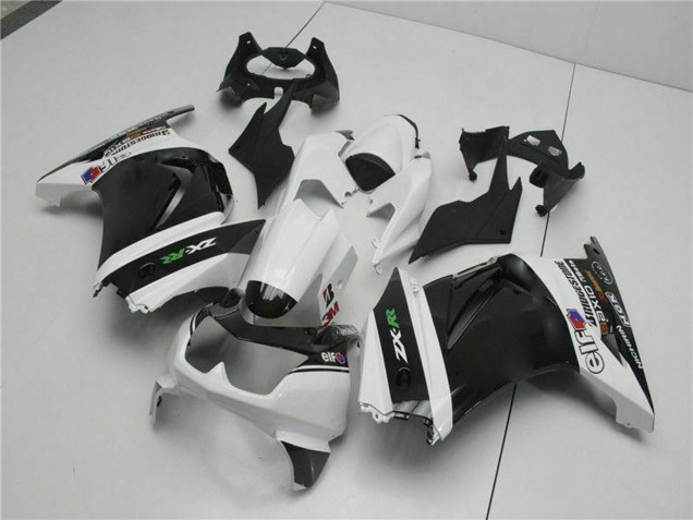 Carenado Moto Kawasaki EX250 2008-2012 - Blanco Negro Verde