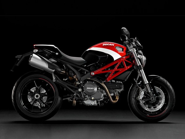 Carenado Moto Ducati Monster 696 796 1100 1100S 2008-2012 - Blanco Rojo