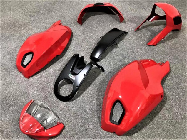 Carenado Moto Ducati Monster 696 796 1100 1100S 2008-2012 - Rojo