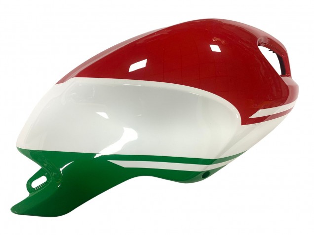 Carenados Moto Ducati Monster 696 796 1100 1100S 2008-2012 - Blanco Rojo Verde