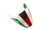 Carenados Moto Ducati Monster 696 796 1100 1100S 2008-2012 - Blanco Rojo Verde