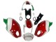 Carenados Moto Ducati Monster 696 796 1100 1100S 2008-2012 - Blanco Rojo Verde