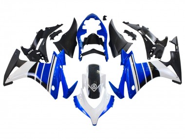 Carenado Moto Honda CBR500R 2013-2015 - Azul Blanco Negro Mate