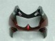 Carenado Moto Kawasaki EX250 2008-2012 - Negro Brillante Rojo Granate