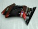 Carenado Moto Kawasaki EX250 2008-2012 - Negro Brillante Rojo Granate