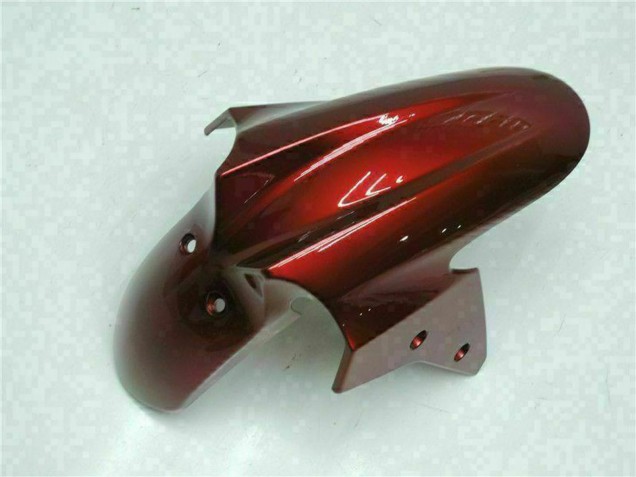 Carenado Moto Kawasaki EX250 2008-2012 - Negro Brillante Rojo Granate
