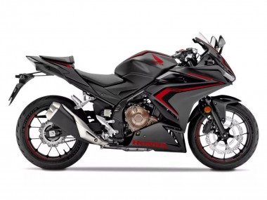 Carenado Moto Honda CBR500R 2022-2023 - Negro Mate Rojo