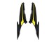 Carenado Moto Honda CBR500R 2022-2023 - Negro Mate Amarillo