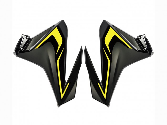 Carenado Moto Honda CBR500R 2022-2023 - Negro Mate Amarillo