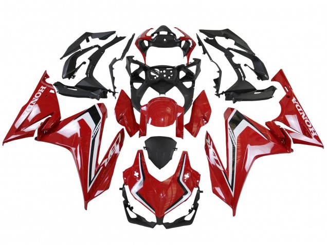 Carenado Moto Honda CBR500R 2022-2023 - Rojo Blanco Negro