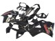 Carenado Moto Honda VFR 800 1998-2001 - Negro Brillante Rojo Calcomanía