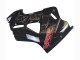 Carenado Moto Honda VFR 800 1998-2001 - Negro Brillante Rojo Calcomanía