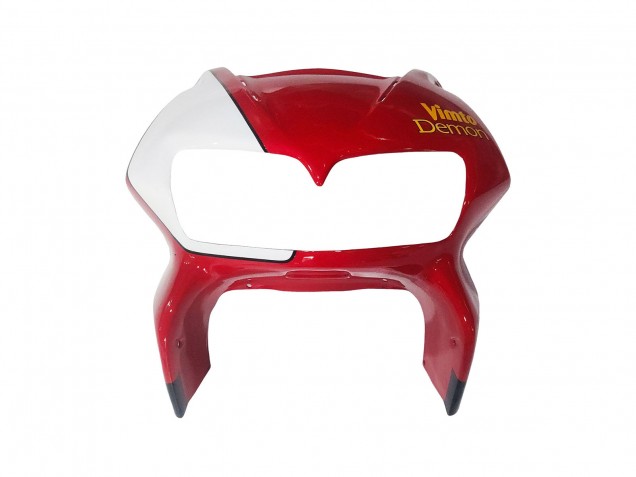 Carenado Moto Honda VFR 800 1998-2001 - Rojo Blanco Negro Brillante Vimto