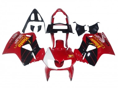Carenado Moto Honda VFR 800 1998-2001 - Rojo Blanco Negro Brillante Vimto