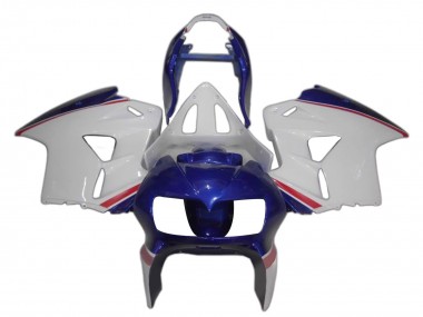 Carenado Moto Honda VFR 800 1998-2001 - Blanco Azul Rojo