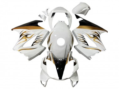 Carenado Moto Honda VFR 800 2002-2013 - Blanco Oro Llama