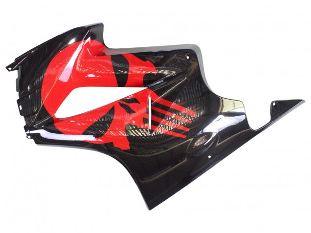 Carenado Moto Honda VFR 800 2002-2013 - Negro Brillante Rojo