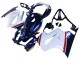 Carenado Moto Honda VFR 800 2002-2013 - Blanco Rojo Azul Oscuro