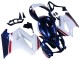 Carenado Moto Honda VFR 800 2002-2013 - Blanco Rojo Azul Oscuro