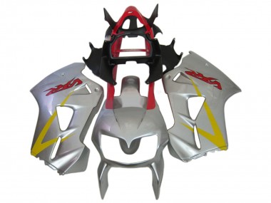 Carenado Moto Honda VFR 800 2002-2013 - Plata Rojo Amarillo