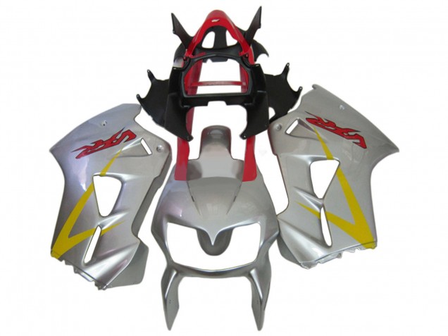 Carenado Moto Honda VFR 800 2002-2013 - Plata Rojo Amarillo