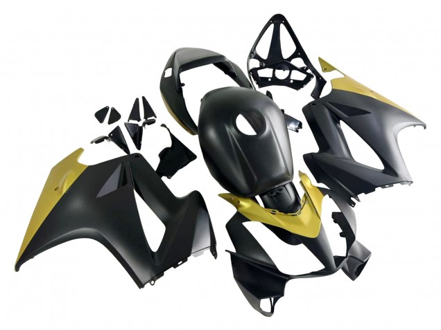 Carenado Moto Honda VFR 800 2002-2013 - Amarillo Negro Mate