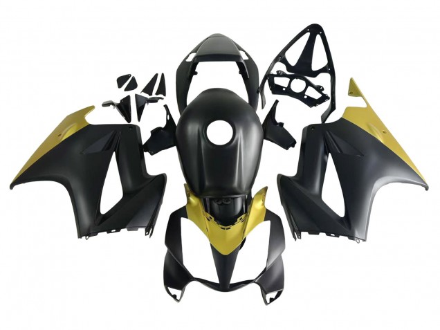 Carenado Moto Honda VFR 800 2002-2013 - Amarillo Negro Mate