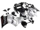 Carenado Moto Honda VFR 800 2002-2013 - Plata Negro Brillante Repsol