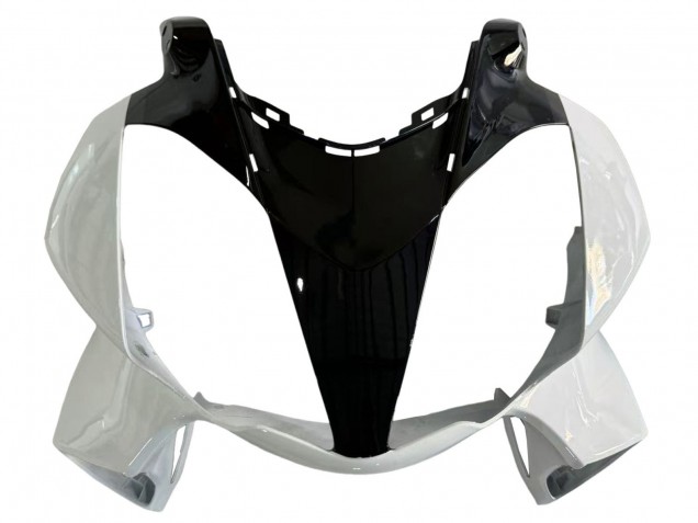 Carenado Moto Honda VFR 800 2002-2013 - Blanco Perla Negro Brillante Calcomanía