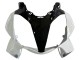 Carenado Moto Honda VFR 800 2002-2013 - Blanco Perla Negro Brillante Calcomanía