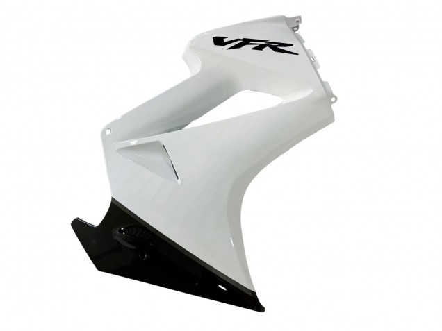 Carenado Moto Honda VFR 800 2002-2013 - Blanco Perla Negro Brillante Calcomanía