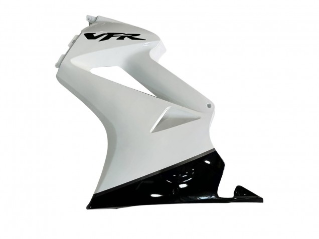 Carenado Moto Honda VFR 800 2002-2013 - Blanco Perla Negro Brillante Calcomanía