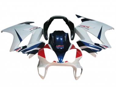 Carenado Moto Honda VFR 800 2002-2013 - Blanco Rojo Azul Oscuro HRC
