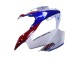 Carenado Moto Honda VFR 800 2002-2013 - Blanco Rojo Azul Motul