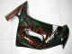 Carenado Moto Kawasaki EX650 2006-2008 - Negro Brillante Rojo Llama