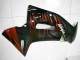 Carenado Moto Kawasaki EX650 2006-2008 - Negro Brillante Rojo Llama