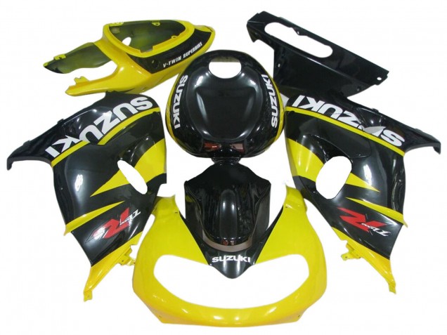 Carenado Moto Suzuki TL1000R 1998-2003 - Negro Brillante Amarillo