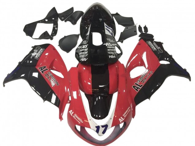Carenado Moto Suzuki TL1000R 1998-2003 - Rojo Negro Carrera 17